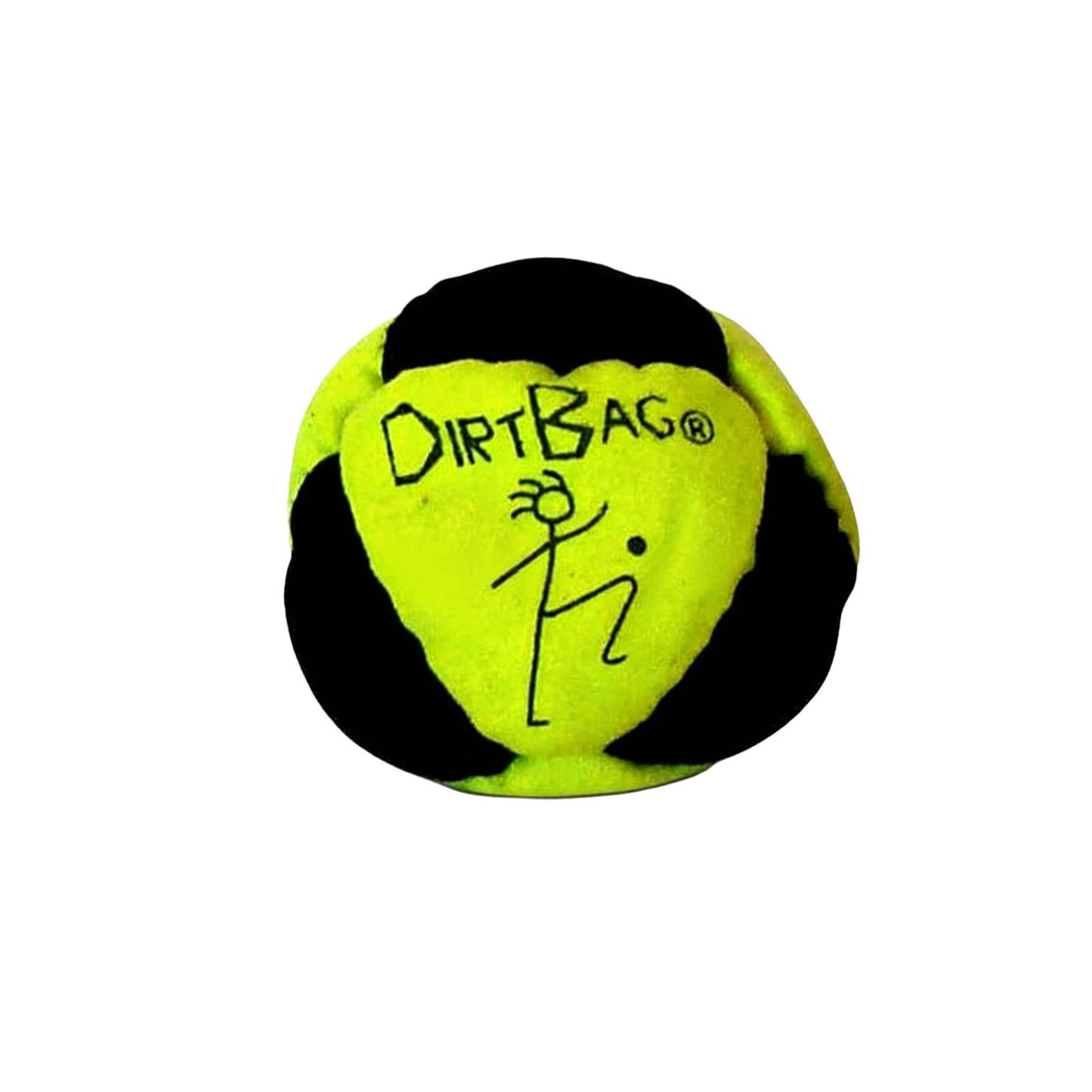 Dirtbag Footbag Assorted Colors Fabric with Writing Sand Filled