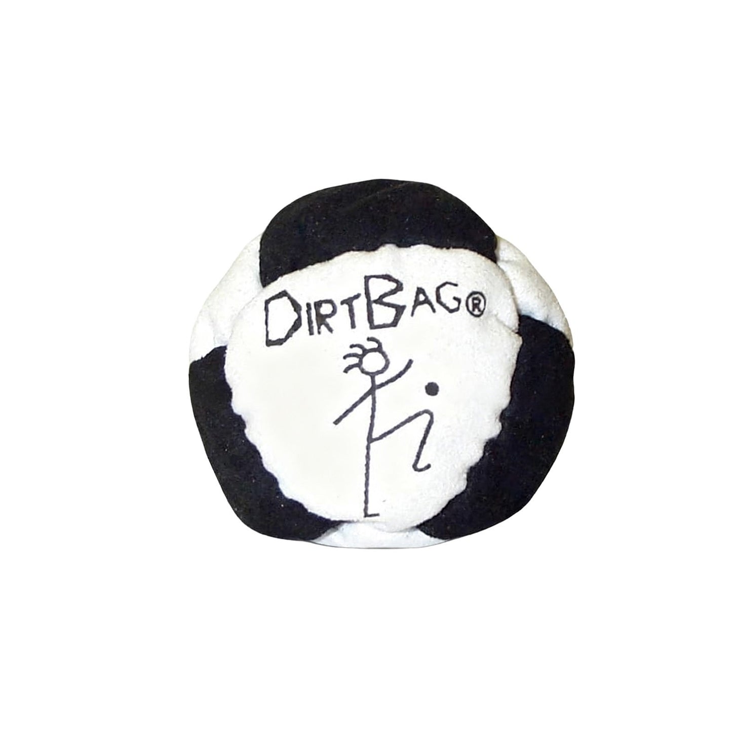 Dirtbag Footbag Assorted Colors Fabric with Writing Sand Filled