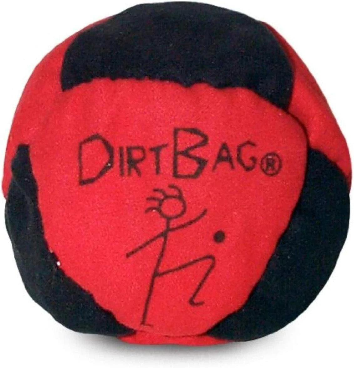 Dirtbag Footbag Assorted Colors Fabric with Writing Sand Filled