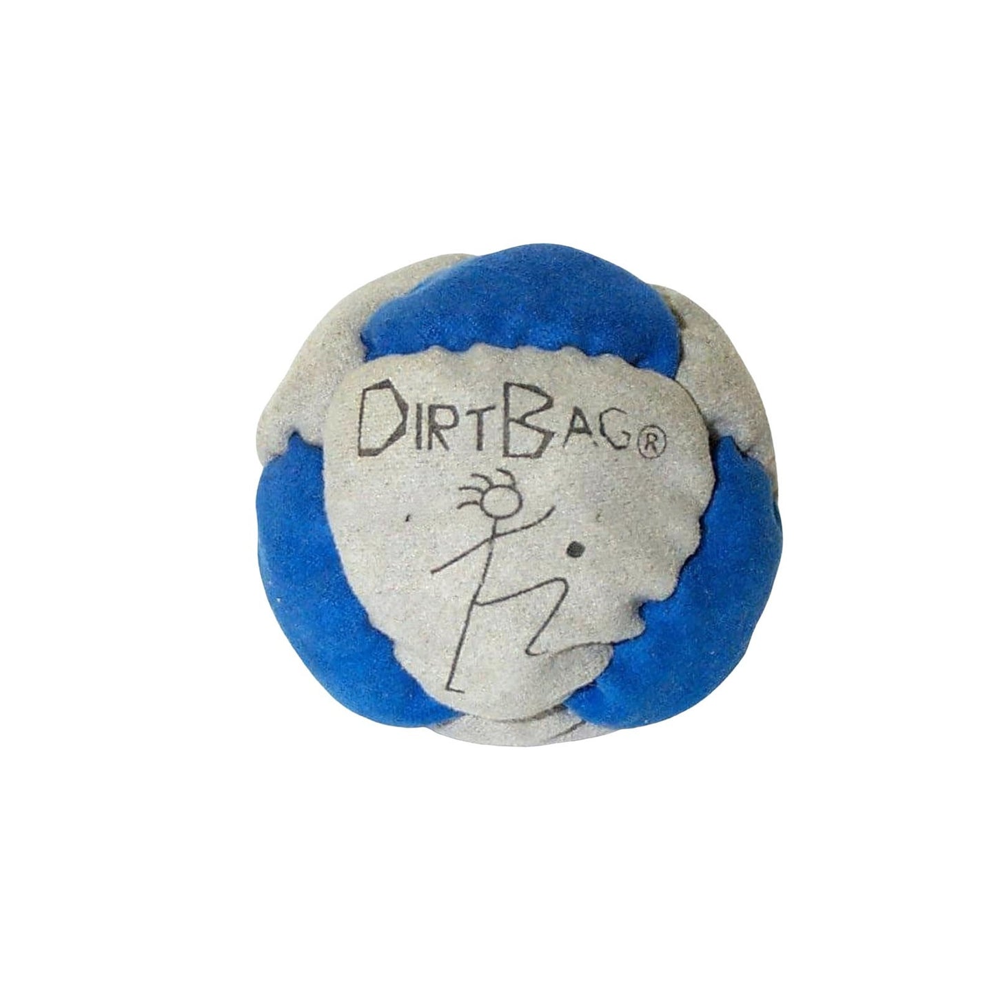 Dirtbag Footbag Assorted Colors Fabric with Writing Sand Filled